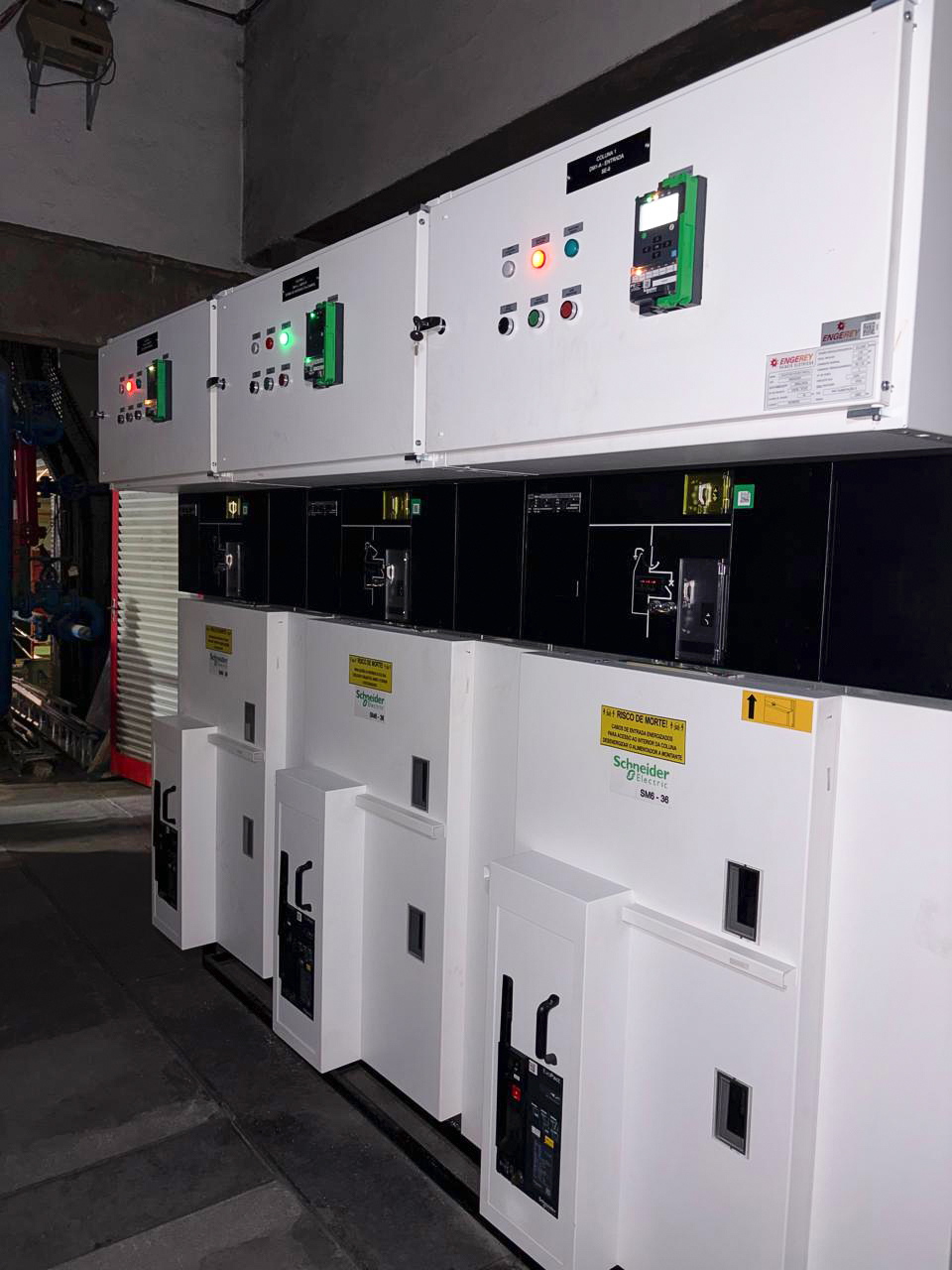 Painel elétrico industrial