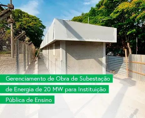Gerenciamento de obra de subestação elétrica pso engenharia eletrica