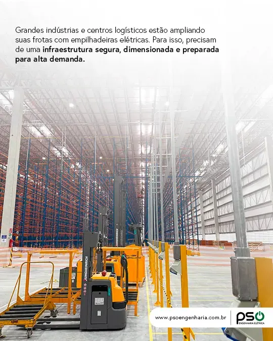 Imagem do post Infraestrutura de Carregamento para Empilhadeiras Elétricas: Casos de Sucesso