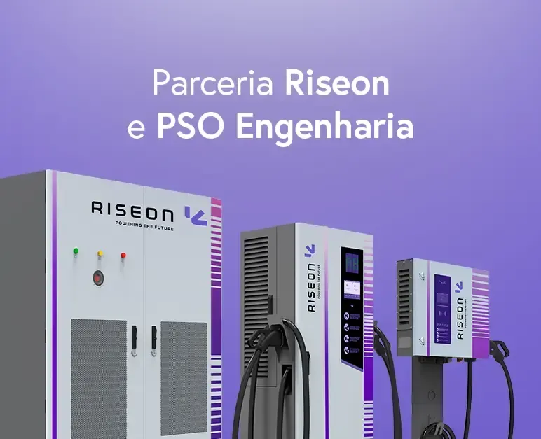 Infraestrutura de recarga para veículos elétricos pso riseon capa