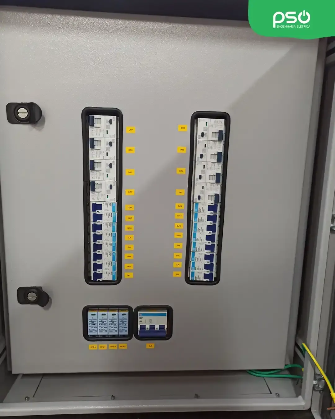 Imagem do post Painéis elétricos desenvolvidos pela PSO Engenharia Elétrica para usina de empresa mineradora em Minas Gerais.