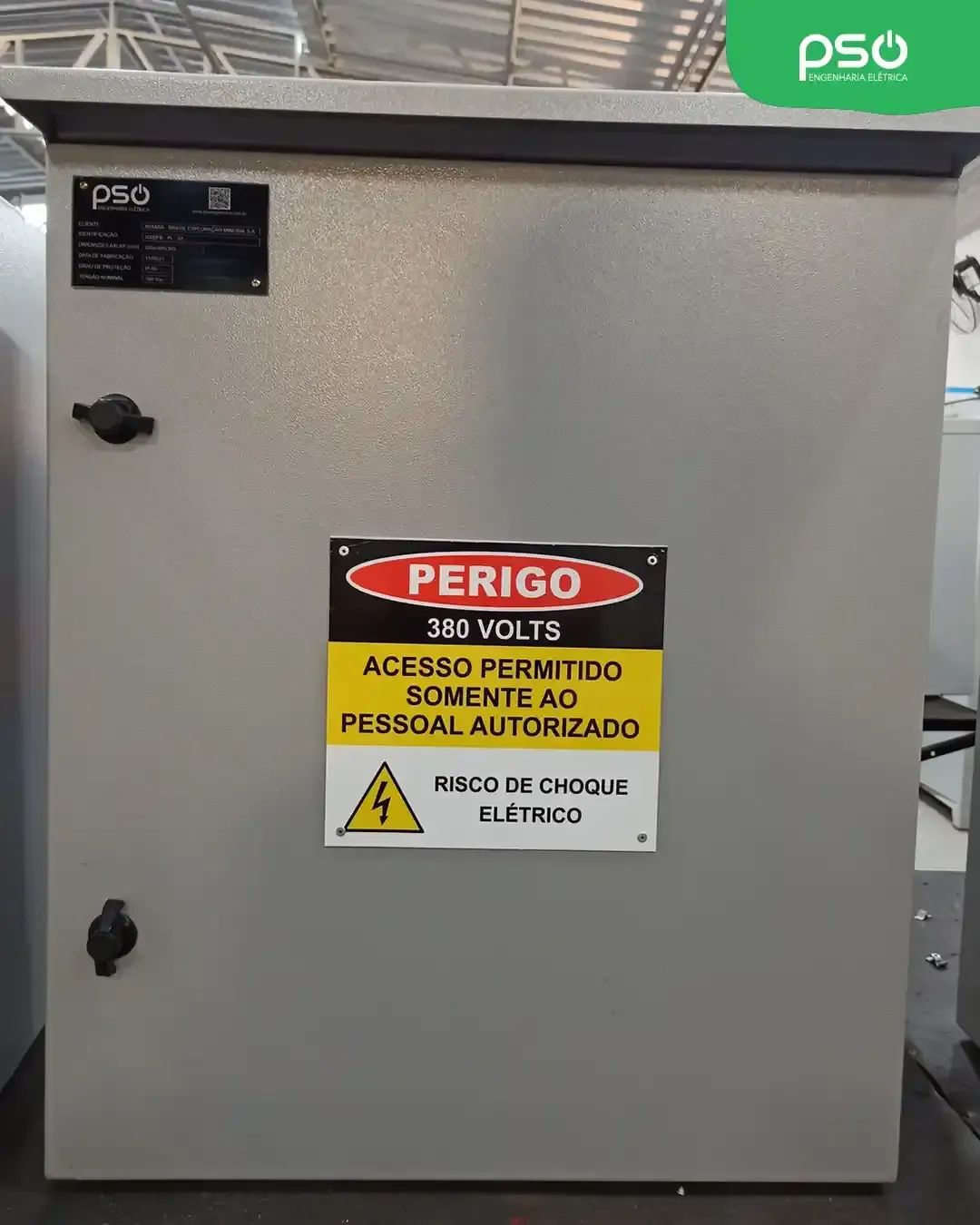Imagem do post Painéis elétricos desenvolvidos pela PSO Engenharia Elétrica para usina de empresa mineradora em Minas Gerais.