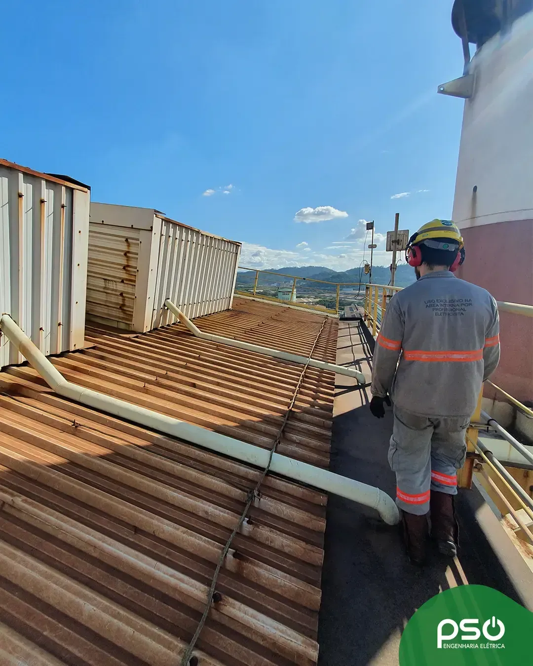 Imagem do post PSO Engenharia realiza estudos e inspeção em SPDA de uma grande usina siderúrgica de Minas Gerais