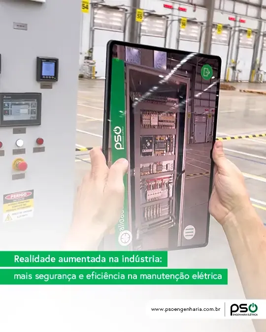Imagem do post Realidade aumentada na indústria: mais segurança e eficiência na manutenção elétrica