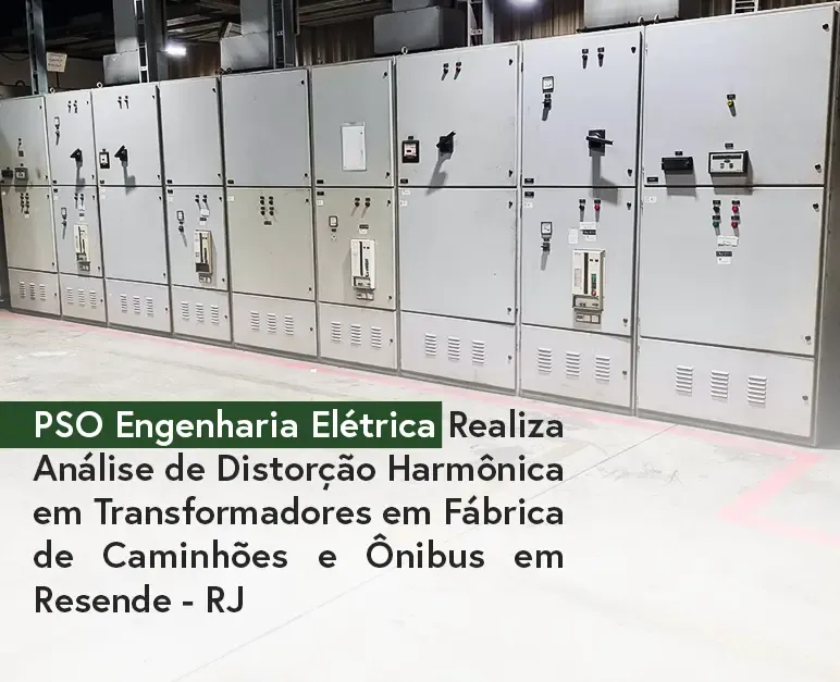 Análise de distorção harmônica em transformadores — Resende / RJ