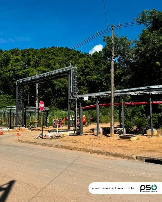 Registro do projeto — Montagem de infraestrutura para subestação de 138 kV no setor de celulose