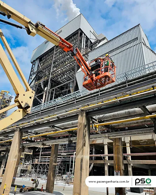 Registro do projeto — Montagem de infraestrutura para subestação de 138 kV no setor de celulose